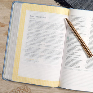CSB (in)courage Devotional Bible (LeatherTouch, Blue) - Bulk Case of 10