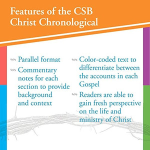 CSB Christ Chronological Bible, Study (Hardcover) - Bulk Case of 32