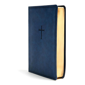 CSB Everyday Study Bible (LeatherTouch, Navy Cross) - Bulk Case of 12