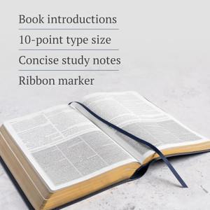 CSB Everyday Study Bible (LeatherTouch, Navy Cross) - Bulk Case of 12