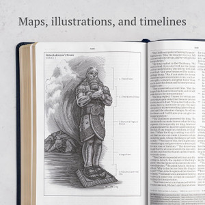 CSB Everyday Study Bible (LeatherTouch, Navy Cross) - Bulk Case of 12