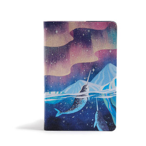 CSB Kids Bible, Large Print (Leather Touch, Narwhal) - Bulk Case of 12