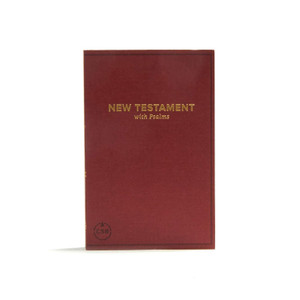 CSB Pocket New Testament with Psalms, Small Print (Paperback, Burgundy) - Bulk Case of 230