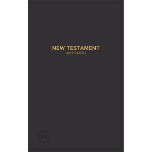 CSB Pocket New Testament with Psalms, Black Trade Paper