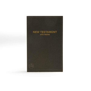 CSB Pocket New Testament with Psalms, Small Print (Paperback, Black) - Bulk Case of 230