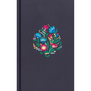 CSB Personal Size Bible, Navy Floral Embroidered Cloth Over Board CSB Personal Size Bible, Navy Floral Embroidered Cloth Over Board