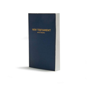 CSB Pocket New Testament with Psalms, Small Print (Paperback, Navy) - Bulk Case of 192