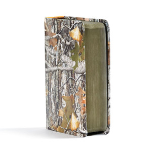 CSB Sportsman's Bible: Large Print Compact Edition, Large Print, (LeatherTouch, Mothwing Camouflage) - Bulk Case of 24
