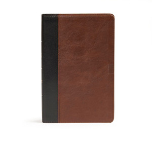 CSB Ultrathin Bible, Espresso/Black Leathertouch CSB Ultrathin Bible, Espresso/Black Leathertouch