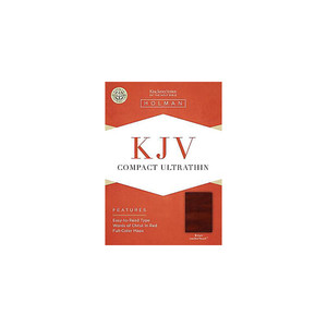 KJV Compact UltraThin Bible (Leather Touch, Brown)