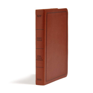 KJV Deluxe Gift Bible (LeatherTouch, Brown) - Bulk Case of 24