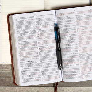 KJV Deluxe Gift Bible (LeatherTouch, Brown) - Bulk Case of 24