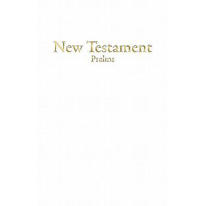 KJV Economy New Testament with Psalms (Paperback, White) - Bulk Case of 192