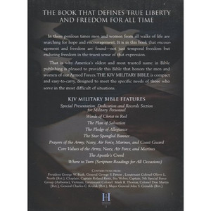 KJV Large Print Compact Military Bible, Large Print (Bulk Case of 24)