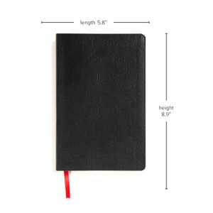 KJV Personal Size Reference Bible, Large Print (Leather Touch, Black) - Bulk Case of 12