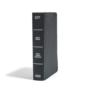 KJV Super Giant Print Reference Bible, Giant Print (Genuine Leather, Black) - Bulk Case of 10