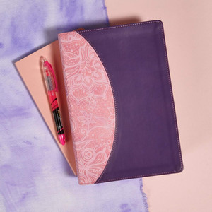 KJV One Big Story Bible (LeatherTouch, Pink/Purple) - Bulk Case of 18