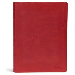 KJV Spurgeon Study Bible, Crimson LeatherTouch KJV Spurgeon Study Bible, Crimson LeatherTouch