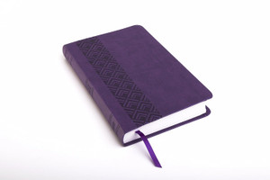 KJV Ultrathin Reference Bible, Value Edition, Purple LeatherTouch