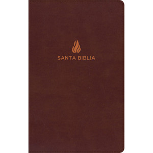 NVI Biblia Ultrafina, marrón piel fabricada con indice NVI Biblia Ultrafina, marrón piel fabricada con indice