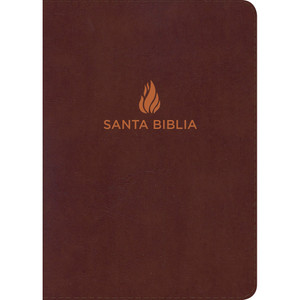 RVR 1960 Biblia Compacta Letra Grande marrón, piel fabricada con indice RVR 1960 Biblia Compacta Letra Grande marrón, piel fabricada con indice