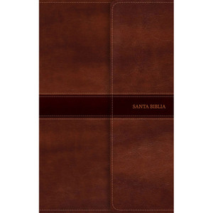 RVR 1960 Biblia Ultrafina, marrón simil piel y solapa con imán RVR 1960 Biblia Ultrafina, marrón simil piel y solapa con imán