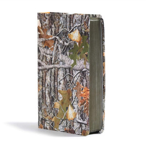 KJV Sportsman's Bible: Large Print Personal Size Edition, Mothwing Camouflage LeatherTouch - Bulk Case of 12