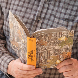 KJV Sportsman's Bible: Large Print Personal Size Edition, Mothwing Camouflage LeatherTouch - Bulk Case of 12