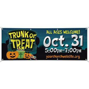 Customizable Outdoor Vinyl Banner - Fall - Fall Fest Customizable Outdoor Vinyl Banner - Fall - Fall Fest