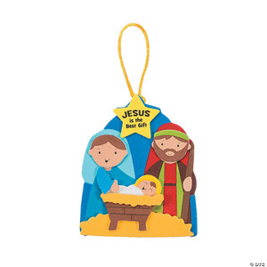 Jesus Gift Christmas Ornament Craft Kit (Pack of 48)
Jesus Gift Christmas Ornament Craft Kit (Pack of 48)