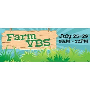 Farm VBS - Custom Outdoor Vinyl Banner for VBS 2016