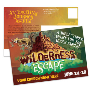 Customizable VBS Postcards - Wilderness Escape Customizable VBS Postcards - Wilderness Escape
