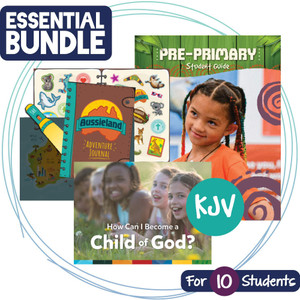 Pre-Primary KJV Student Essentials BUNDLE - For 10 Kids - Zoomerang VBS by Answers Pre-Primary KJV Student Essentials BUNDLE - For 10 Kids - Zoomerang VBS by Answers