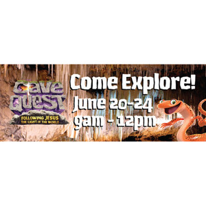 Cave VBS - Custom Outdoor Vinyl Banner for VBS 2016 -  B69000