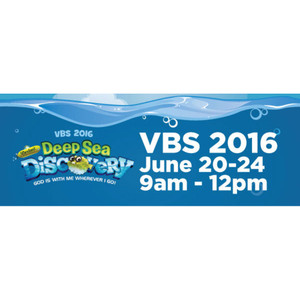 Ocean VBS - Custom Outdoor Vinyl Banner for VBS 2016 -  B62009