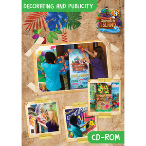 Decorating and Publicity CD-ROM - Discovery on Adventure Island - VBS 2022 by Cokesbury Decorating and Publicity CD-ROM - Discovery on Adventure Island - VBS 2022 by Cokesbury