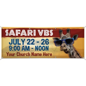 Roar VBS - Custom Outdoor Vinyl Banner for VBS 2019 -  B91028