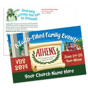 Customizable VBS Postcards - Athens - PC91006 Customizable VBS Postcards - Athens - PC91006