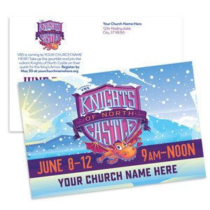 Customizable VBS Postcards - Knights of North Castle - PC90517 Customizable VBS Postcards - Knights of North Castle - PC90517