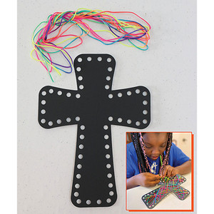 String Art Cross (Pack of 12) - Hero Hotline VBS 2023 by Cokesbury String Art Cross (Pack of 12) - Hero Hotline VBS 2023 by Cokesbury
