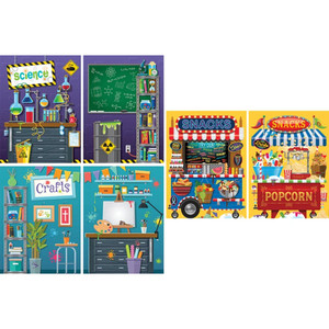 Fabric Scene Setter Combo - Snack, Craft, Science - Keepers of the Kingdom VBS 2023 Fabric Scene Setter Combo - Snack, Craft, Science - Keepers of the Kingdom VBS 2023