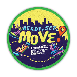 Giant Floor Clings - Ready, Set, Move VBS 2023 by Orange Giant Floor Clings - Ready, Set, Move VBS 2023 by Orange