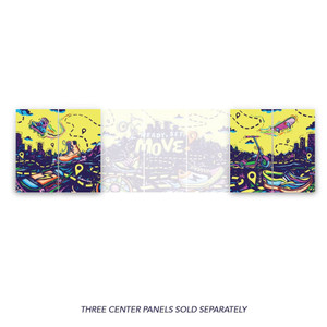 Mural Backdrop Extender - Ready, Set, Move VBS 2023 by Orange Mural Backdrop Extender - Ready, Set, Move VBS 2023 by Orange