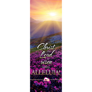 Church Bulletin - 11" - Easter - Christ the Lord is risen today - Hymn Lyrics