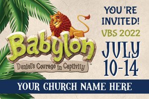 Custom VBS Postcards - Babylon VBS - PCBAL002