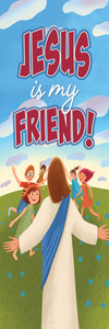 Bookmark - Kids - Jesus is my friend! - 1 Peter 5:7 (NIV) - Pack of 25 - U4388B Bookmark - Kids - Jesus is my friend! - 1 Peter 5:7 (NIV) - Pack of 25 - U4388B