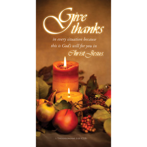Offering Envelope - Thanksgiving - Give thanks in every situation - 1 Thess. 5:18 - Pack of 100 - AP2183E Offering Envelope - Thanksgiving - Give thanks in every situation - 1 Thess. 5:18 - Pack of 100 - AP2183E
