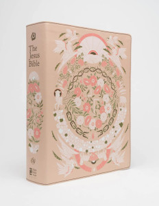 The Jesus Bible Artist Edition, ESV, Thumb Indexed, Leathersoft, Peach Floral (Case of 10)