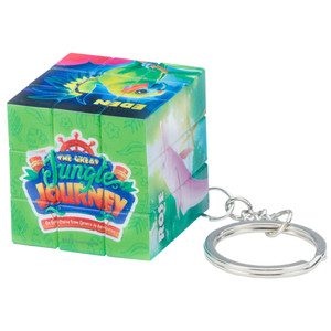Puzzle Cube Keychain (Pack of 10) - Jungle Journey Answers VBS