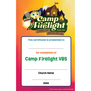 Student Certificates - Pack of 48 - Camp Firelight VBS 2024 by Cokesbury Student Certificates - Pack of 48 - Camp Firelight VBS 2024 by Cokesbury